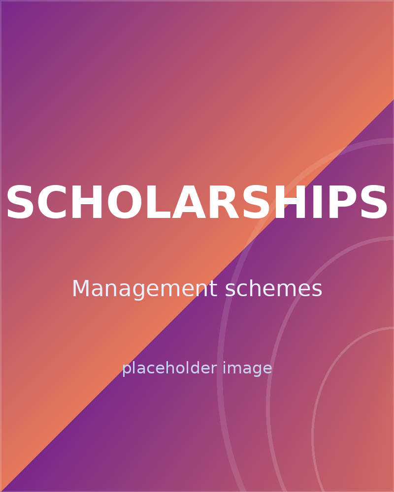 Scholarships offered by the management